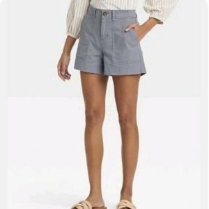 NWT WOMEN'S A NEW DAY HIGH RISE UTILITY SHORTS PLUS SIZE